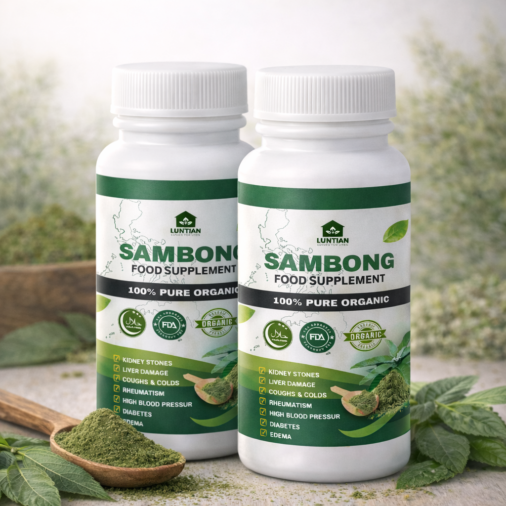 LUNTIAN SAMBONG CAPSULE 2PCS (100 Capsules)